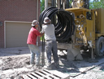 Residential geothermal drilling- geothermal heating and cooling. Tennessee